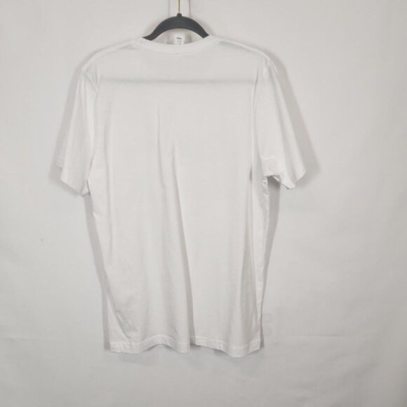 New Happy Easter Print Shirt in White - Size Large - Picture 4 of 7